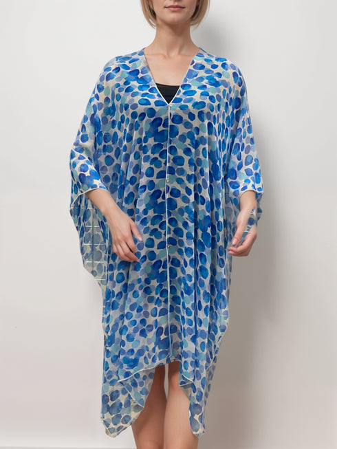 COVER UP WITH BUTTONS EMBELISHMENT-MULTI WAY WEAR - T6108