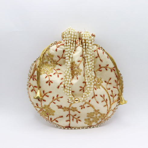 Jewelry Designer Women Potli Bags, Evening Handbags for women