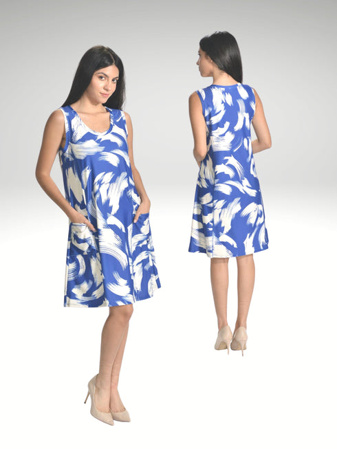 PRINCESS SEAMED S/L DRESS WITH POCKET - D2094