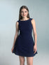 Cowl Neck Sleeveless Dress - D115