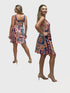 SUNDRESS - Skater Style tank dress with square back - D2001