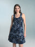 Ruffle Neck Sleeveless Sundresses For Women's - D2061