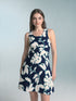 Ruffle Neck Sleeveless Sundresses For Women's - D2061