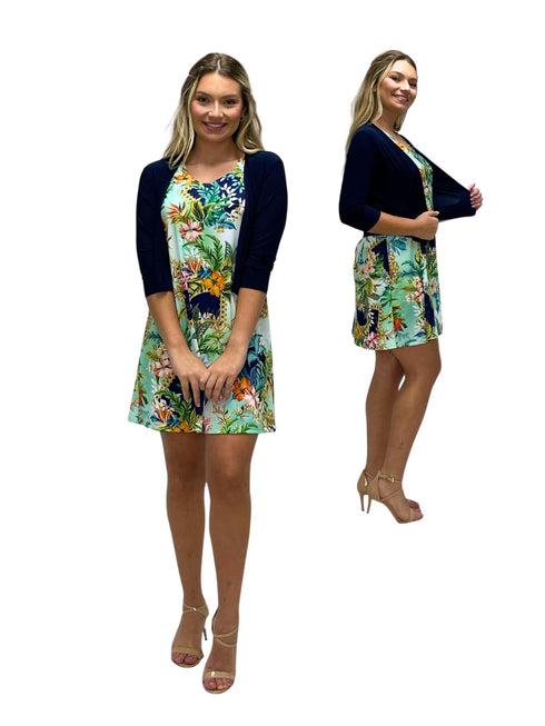 Sleeveless Scoop Neck Pull-Over Style Dress - D2002