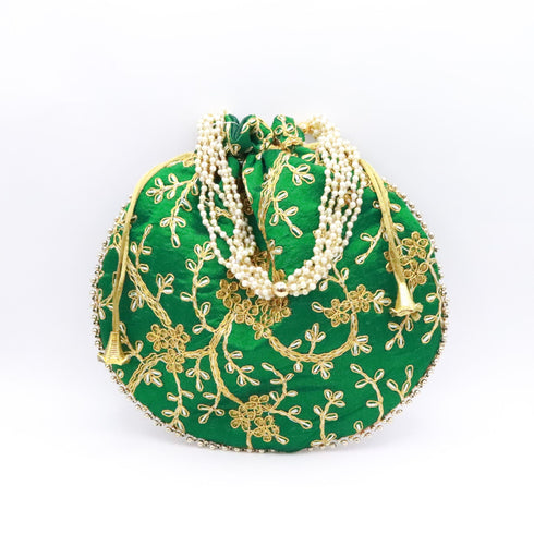 Jewelry Designer Women Potli Bags, Evening Handbags for women