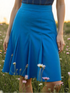 GORED KNEE LENGTH SKIRT – Effortless Elegance - SK004