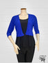 Bolero with 3/4 sleeves - T360