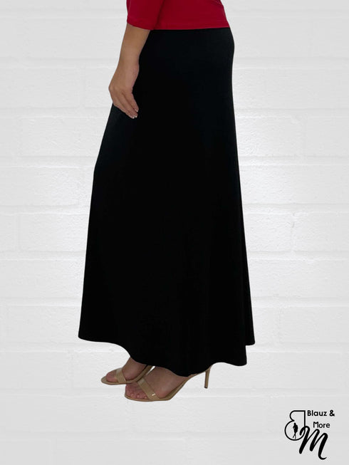 Basic Foldable High Waist Maxi Skirts - SK007