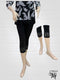 Capri Length Legging with Rhinestones - P002-R