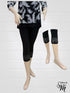 Capri Length Legging with Rhinestones - P002-R