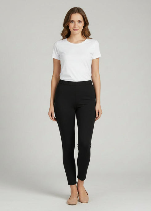 Slim Comfort High-Rise Pants - P028