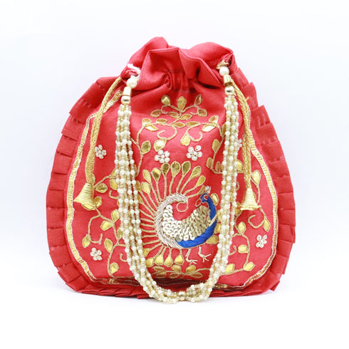 Jewelry Designer Women Potli Bags, Evening Handbags for women