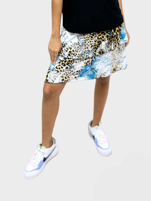 2 Tier DIGITAL PRINT SKORT with the Ruffle in the center - SH2001