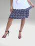 3 Tier PRINTED SKORT with the Ruffle in the center - SH001