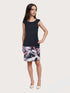 2 Tier DIGITAL PRINT SKORT with the Ruffle in the center SH2001