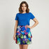 2 Tier DIGITAL PRINT SKORT with the Ruffle in the center - SH2001