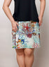 2 Tier DIGITAL PRINT SKORT with the Ruffle in the center - SH2001