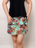 2 Tier DIGITAL PRINT SKORT with the Ruffle in the center - SH2001