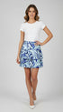 2 Tier DIGITAL PRINT SKORT with the Ruffle in the center - SH2001