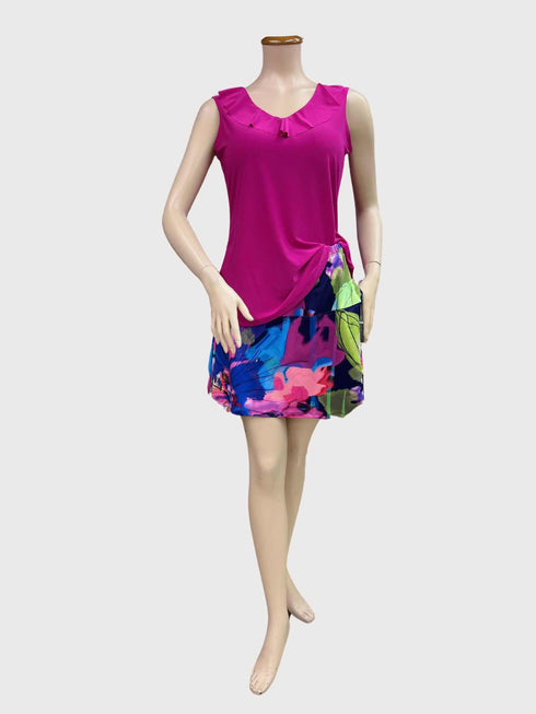 Women Digital Print Golf Short Skort with Pockets - SK2013