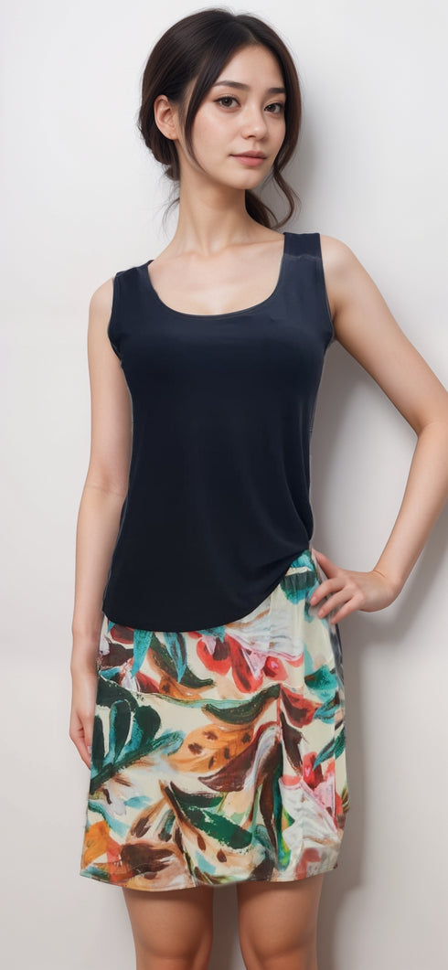 Women Digital Print Golf Short Skort with Pockets - SK2013