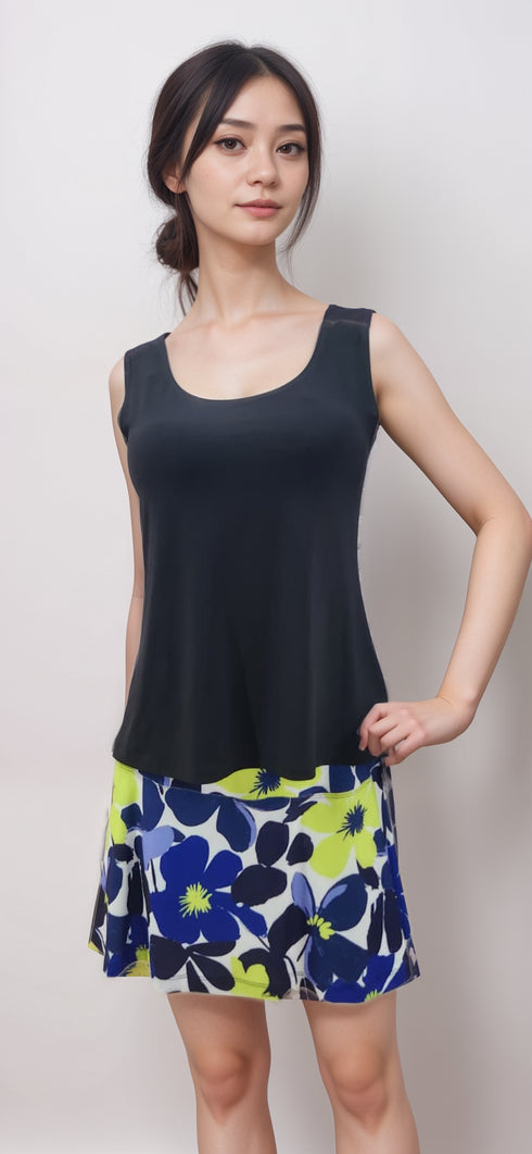 Women Digital Print Golf Short Skort with Pockets - SK2013