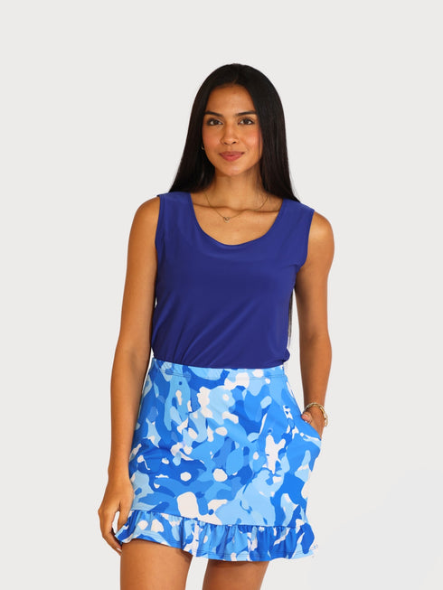 Women Golf Skort with ruffle on bottom & Pockets - SK2014
