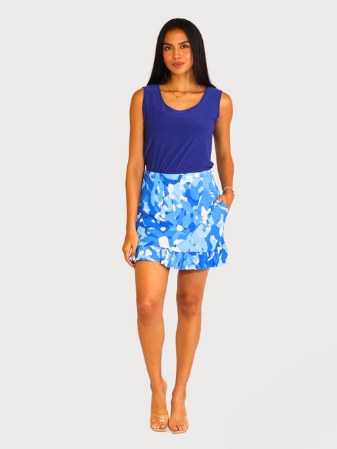 Women Golf Skort with ruffle on bottom & Pockets - SK2014