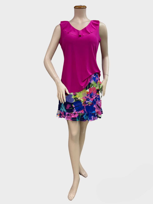 Women Golf Skort with ruffle on bottom & Pockets - SK2014