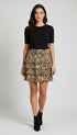 3 Tier DIGITAL PRINT SKORT with the Ruffle in the center - SK2016