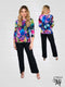 Elegant 3/4-Sleeve Shirt - T2311