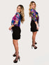 3/4 SLEEVES TIE FRONT BOLERO - T2652