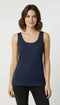 Round Neck Basic Solid Tank Top - T318