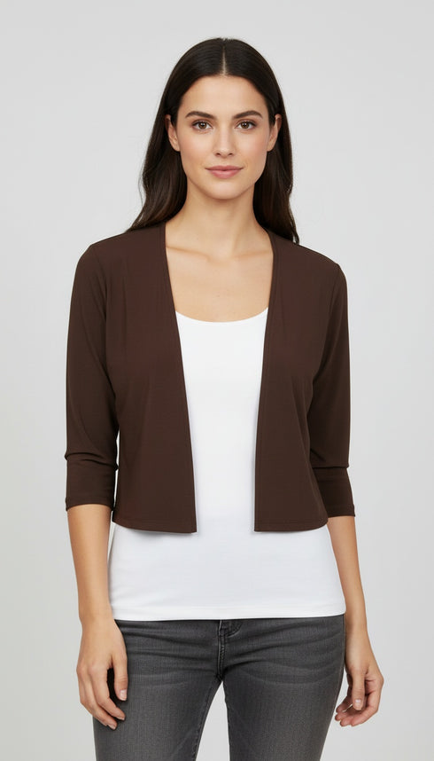 Bolero with 3/4 sleeves - T360