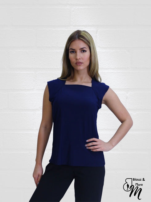 TOP Queen Anne Neckline Top - T603