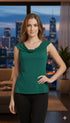 COWL NECK SLEEVELESS TOP - T662