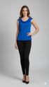 COWL NECK SLEEVELESS TOP - T662