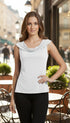 COWL NECK SLEEVELESS TOP - T662