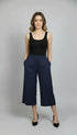 Elastic waist wide leg Pull-on Gaucho - P006
