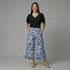 Elastic waist wide leg Pull-on Gaucho - P2006