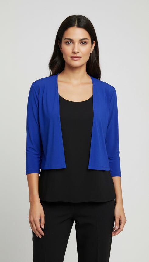 Bolero with 3/4 sleeves - T360