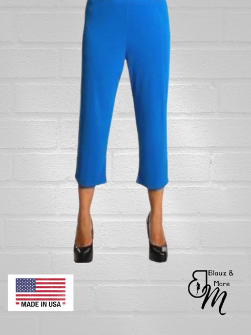 Straight Leg Capri Pant -P004