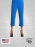 Straight Leg Capri Pant -P004