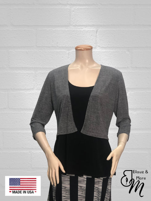Bolero with 3/4 sleeves - T360