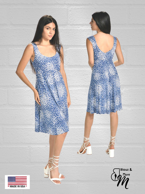 BABY DOLL Lined Sleeveless Dress - D056