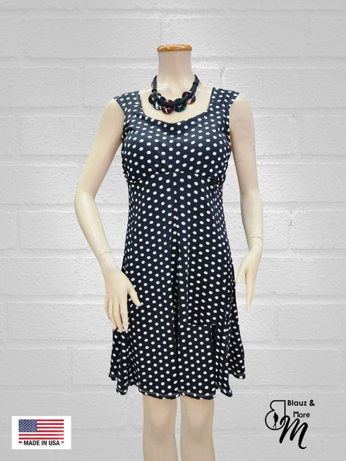 BABY DOLL Lined Sleeveless Dress - D056