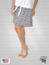 2 tier Skort with side seam pockets and elasticized waist line - SH011