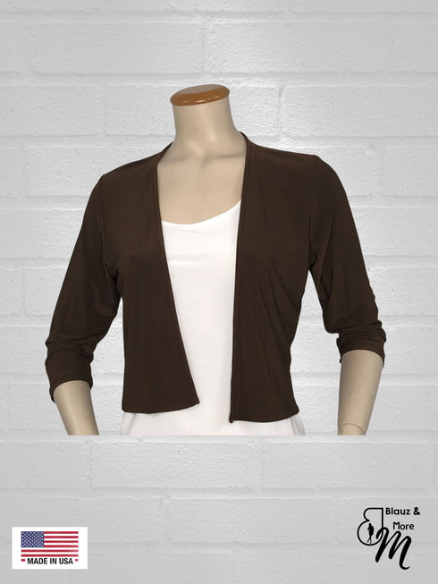 Bolero with 3/4 sleeves - T360