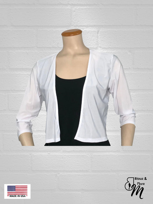 Bolero with 3/4 sleeves - T360