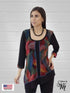 3/4 Sleeve Fall Comfy Casual Tunic - T522